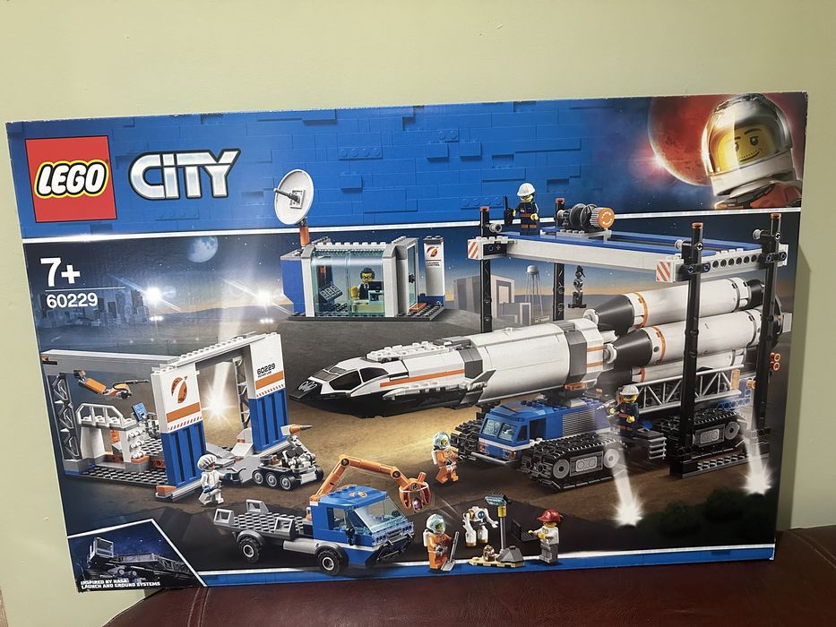 Lego 60229 city - transport i montaż rakiety , nowy , plomby całe