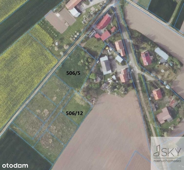 Piękna działka budowlana w gminie Kostomłoty