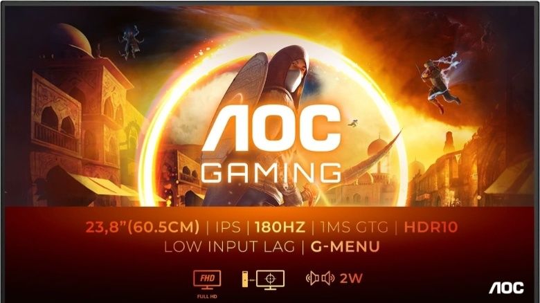 Monitor gamingowy AOC 24G4XE jak nowy, gwarancja