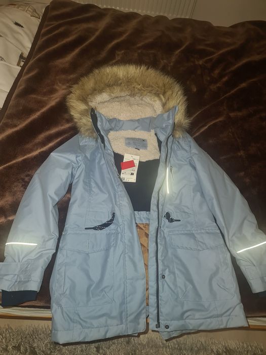 Kurtka jesień zima  chłopięca dziewczęca parka rozmiar 146  11 lat
