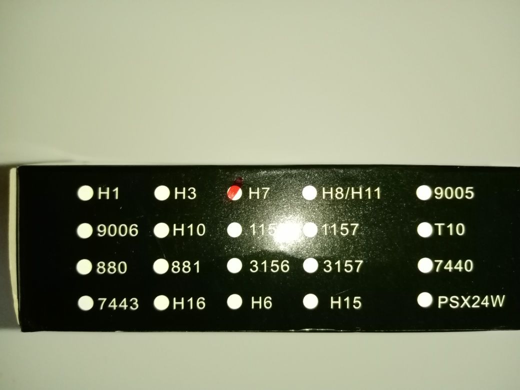 Lâmpadas H7 LED  brancas