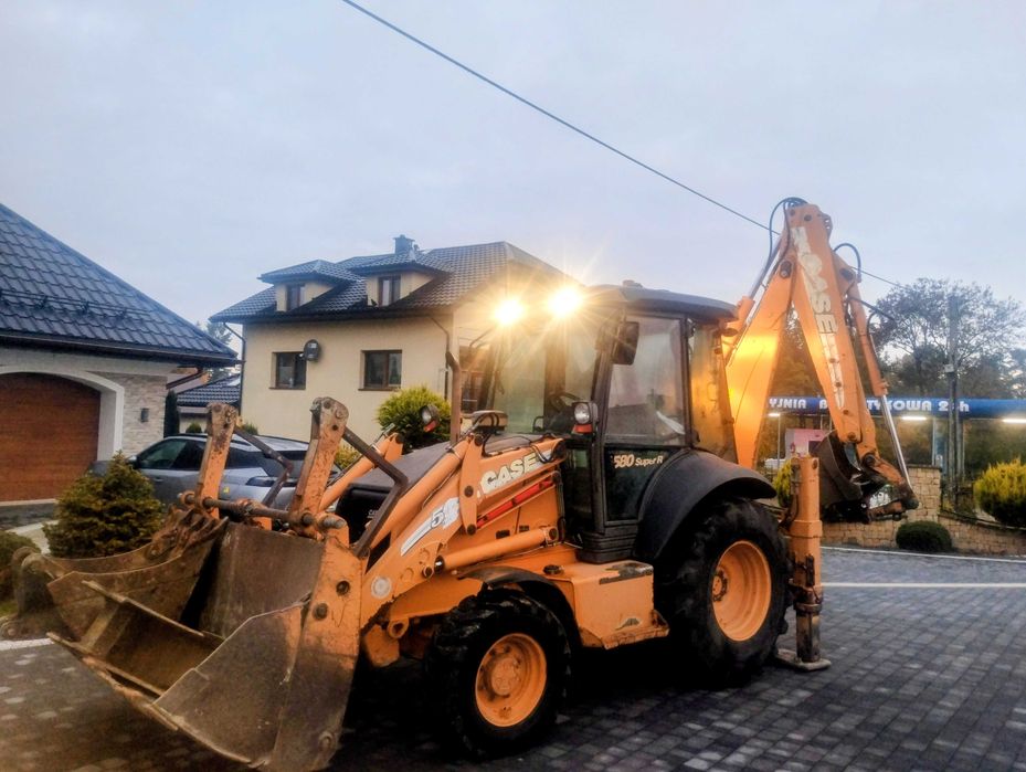 Koparko Ładowarka Case 580 Super Stan 2008 rok Oryginał 3 łyzy 109900