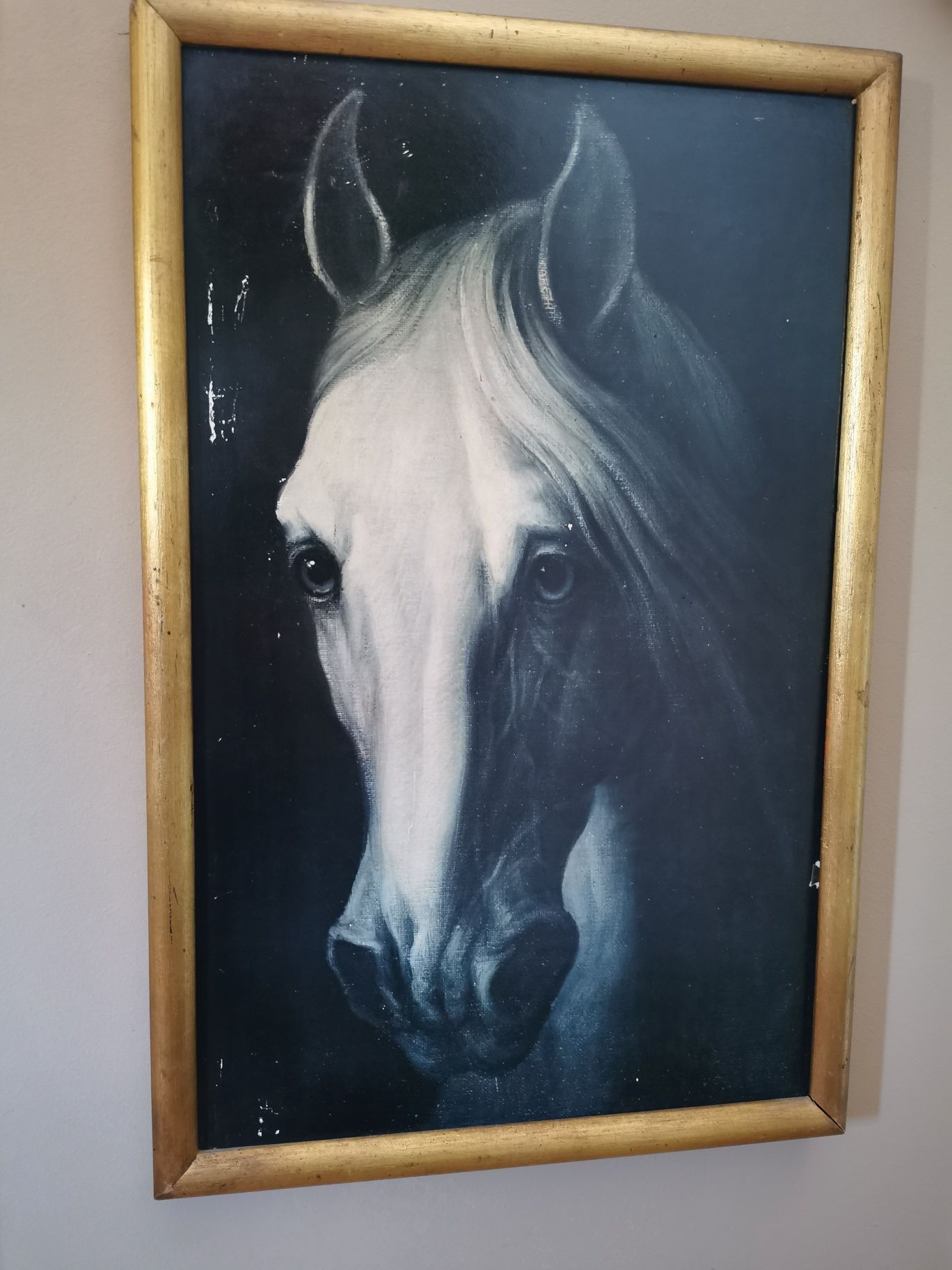 Stary obraz konia