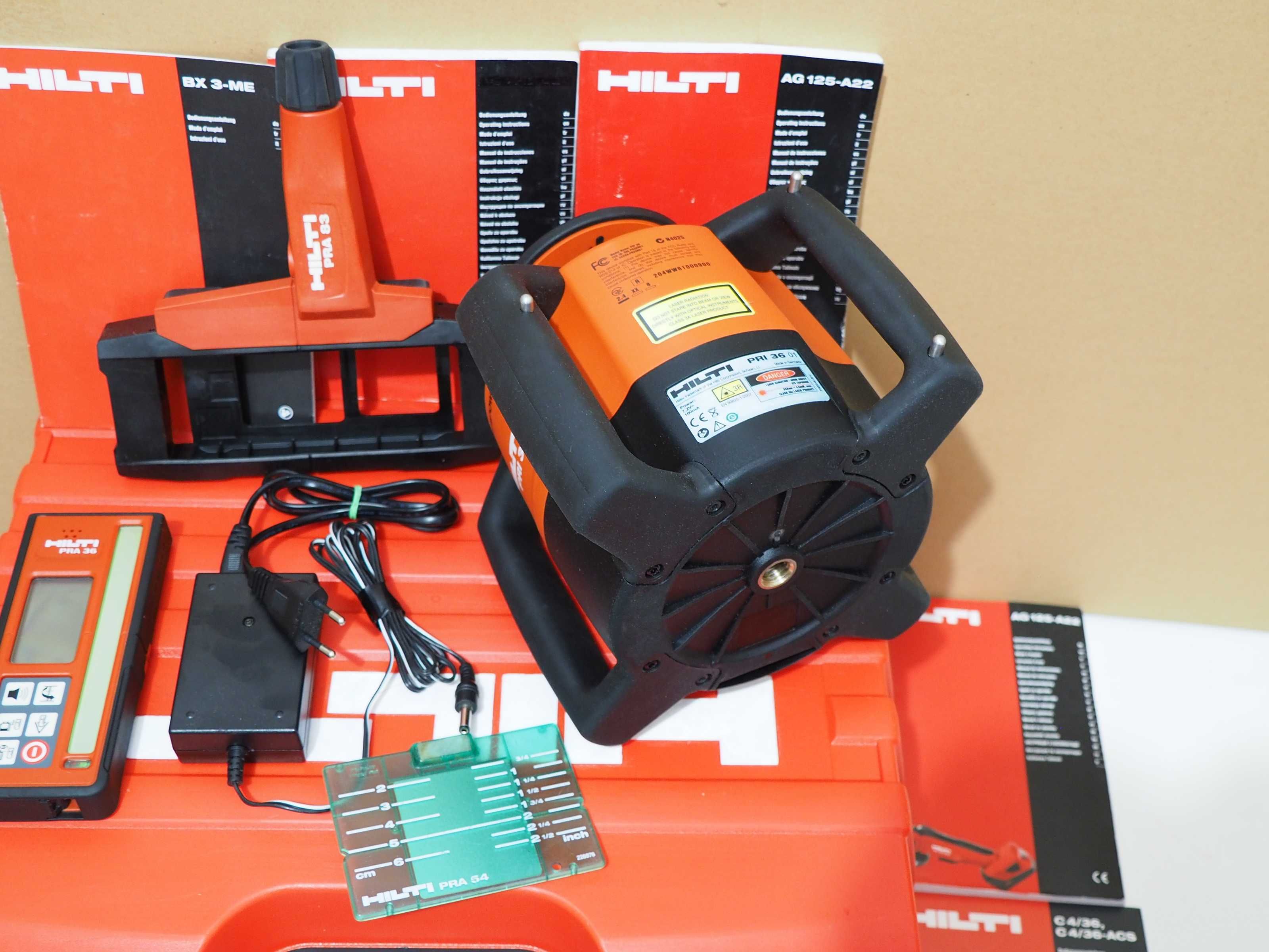 HILTI PRI 36 PR 30,300 niwelator obrotowy Zielony laser rotacyjny