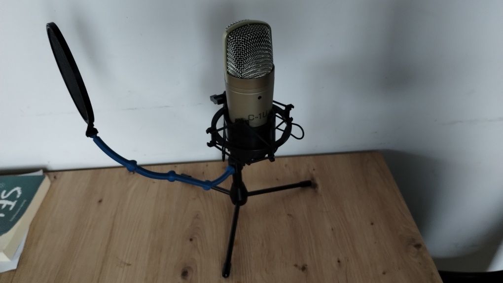 Mikrofon C-1U + pop filter