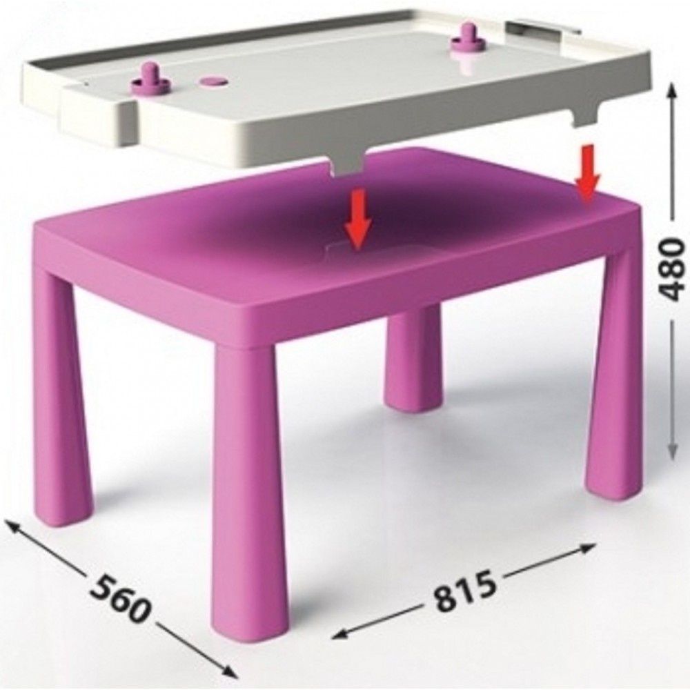 Дитячий стіл  пластиковий. Рожевий, Синій.