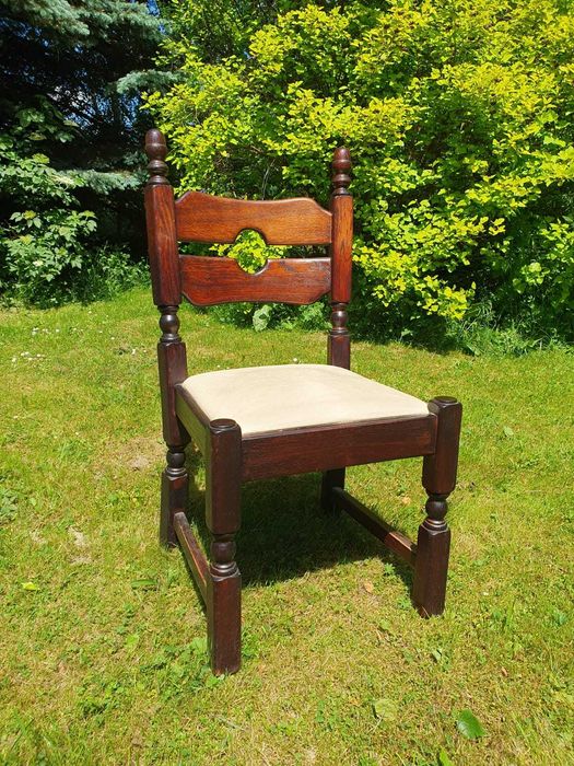 Stół + 4 krzesła lite drewno