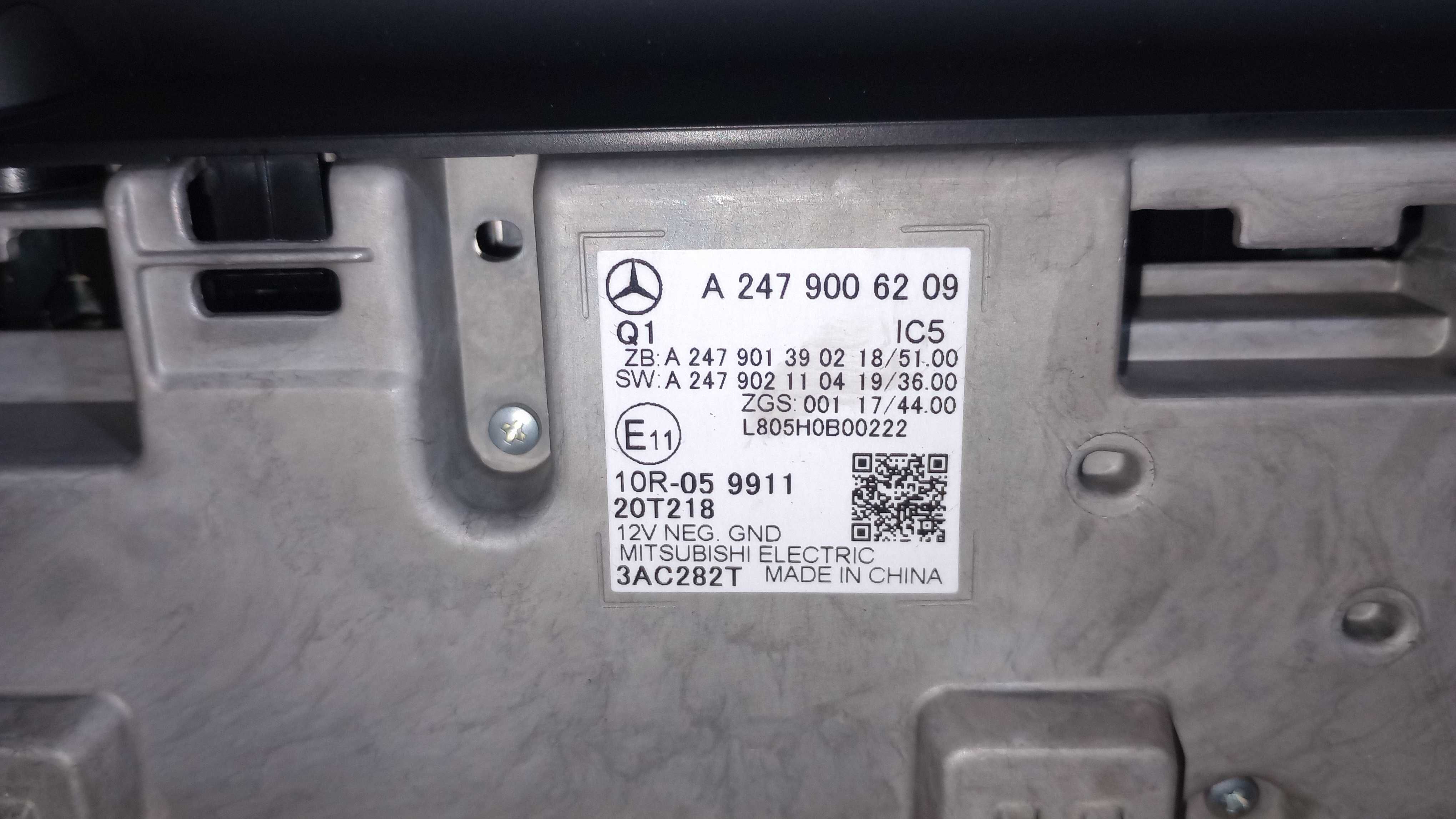 Zegary Wyświetlacz Mercedes Lcd Licznik W177 A Klasa W118 CLA W247