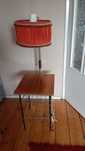 Lampa ze stolikiem z PRL-U