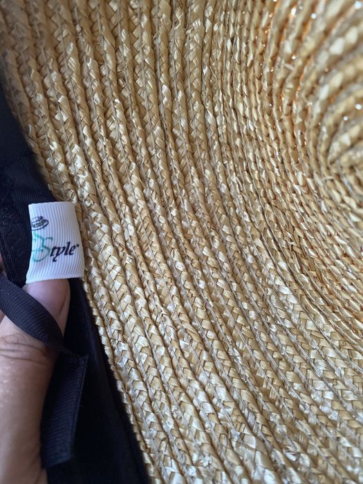 Шляпа канотье саломянная Twins Style