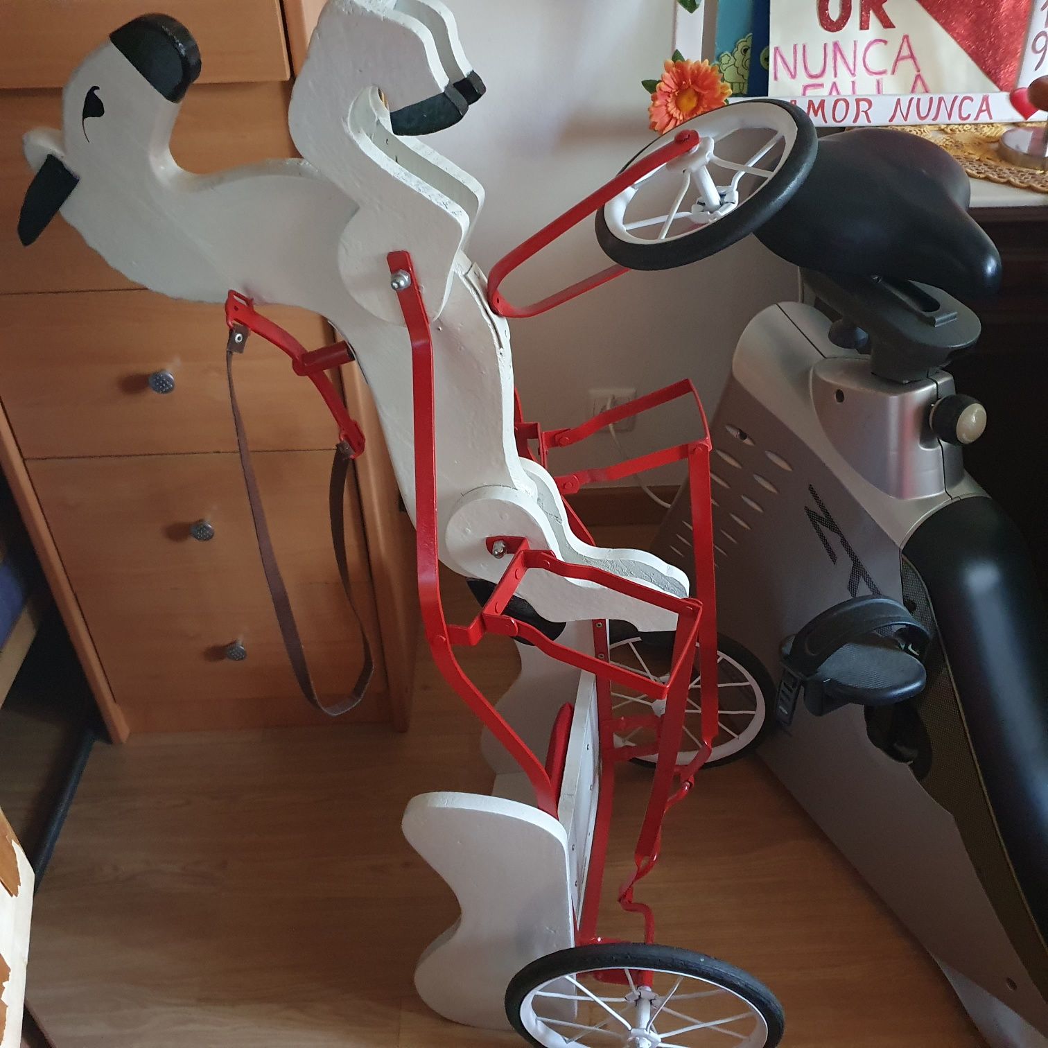 Triciclo Charrete a pedais Vintage Toy