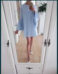 Niebieska sukienka Zara