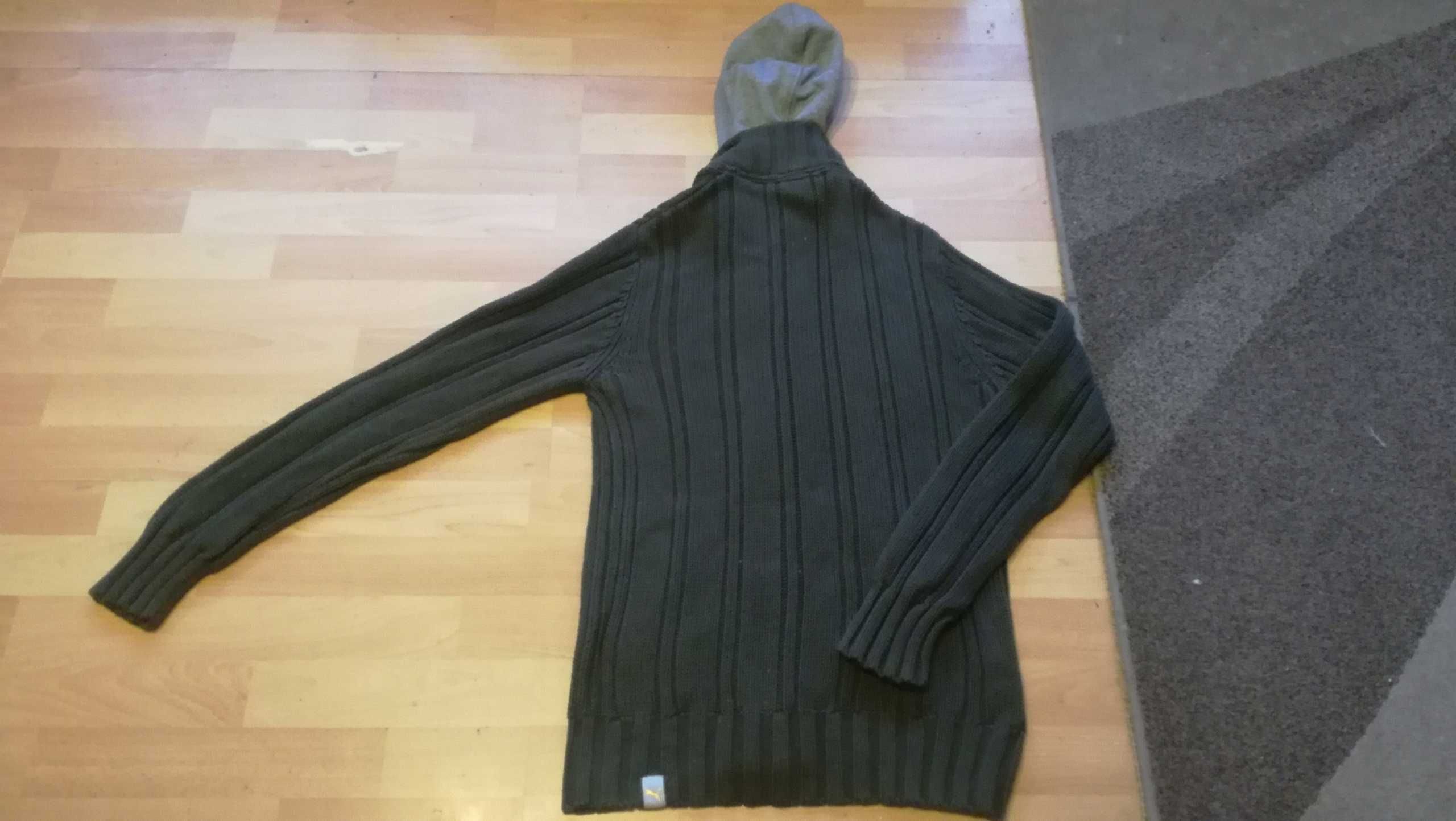 Damski ciepły sweter PUMA r.L kaptur stan bardzo dobry