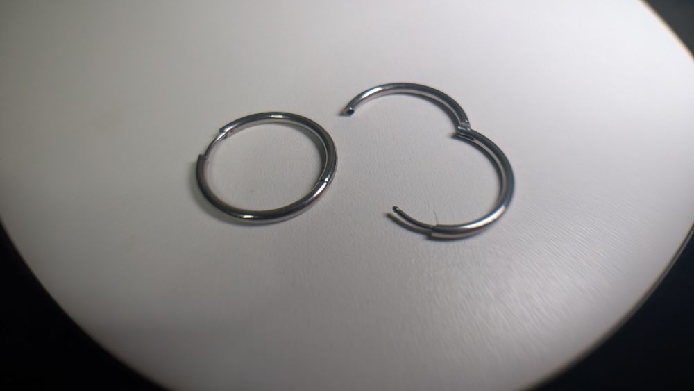 Лабрет, серьги, кликер, обманки-клипсы