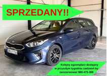 Kia Ceed nawigacja carplay android auto czujniki nowe opony fv23%