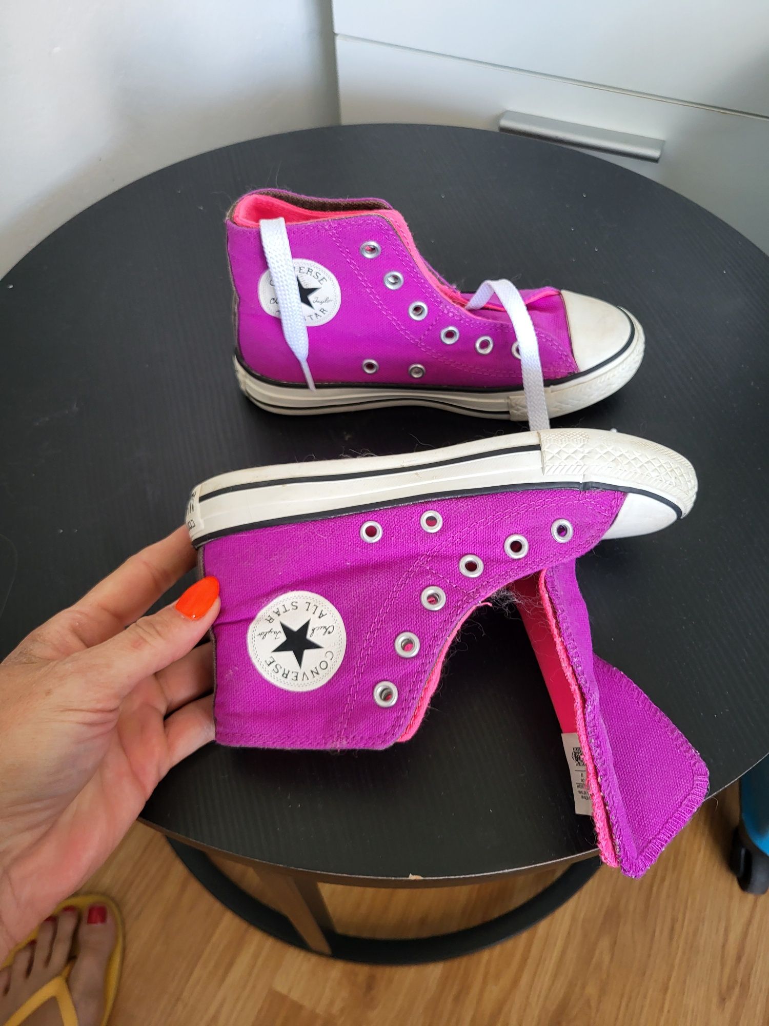 Dziecięce Converse dziewczynka rozm 31 neonowe kolory