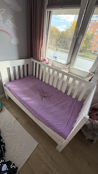 Łóżko 160x80 z wysuwanym dołem