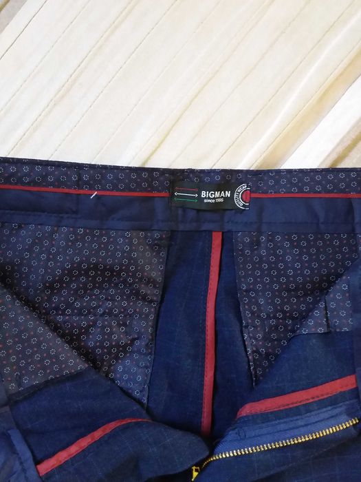 Eleganckie spodnie męskie BIGMAN, Nowe,W36, L34