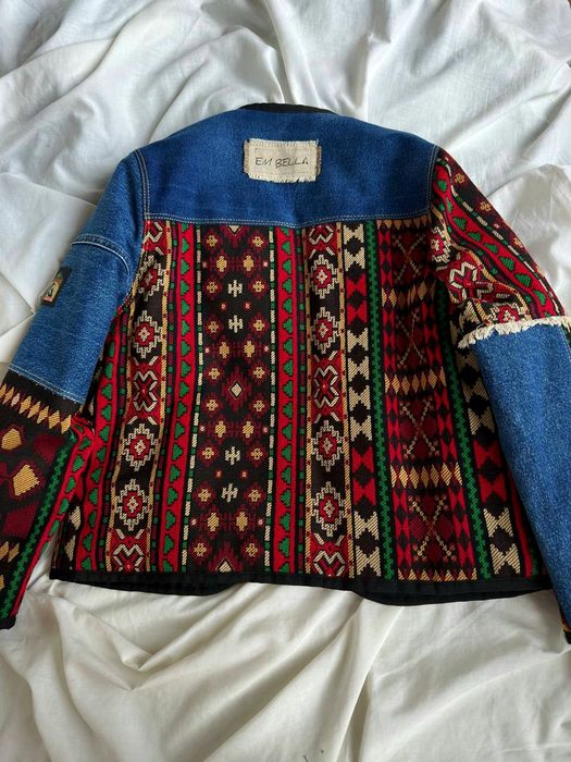 Куртка ручної роботи джинсовка утеплена