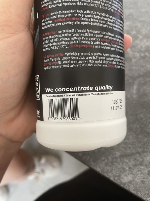 Oilspoter preparat do usuwania plam z oleju  0,5l