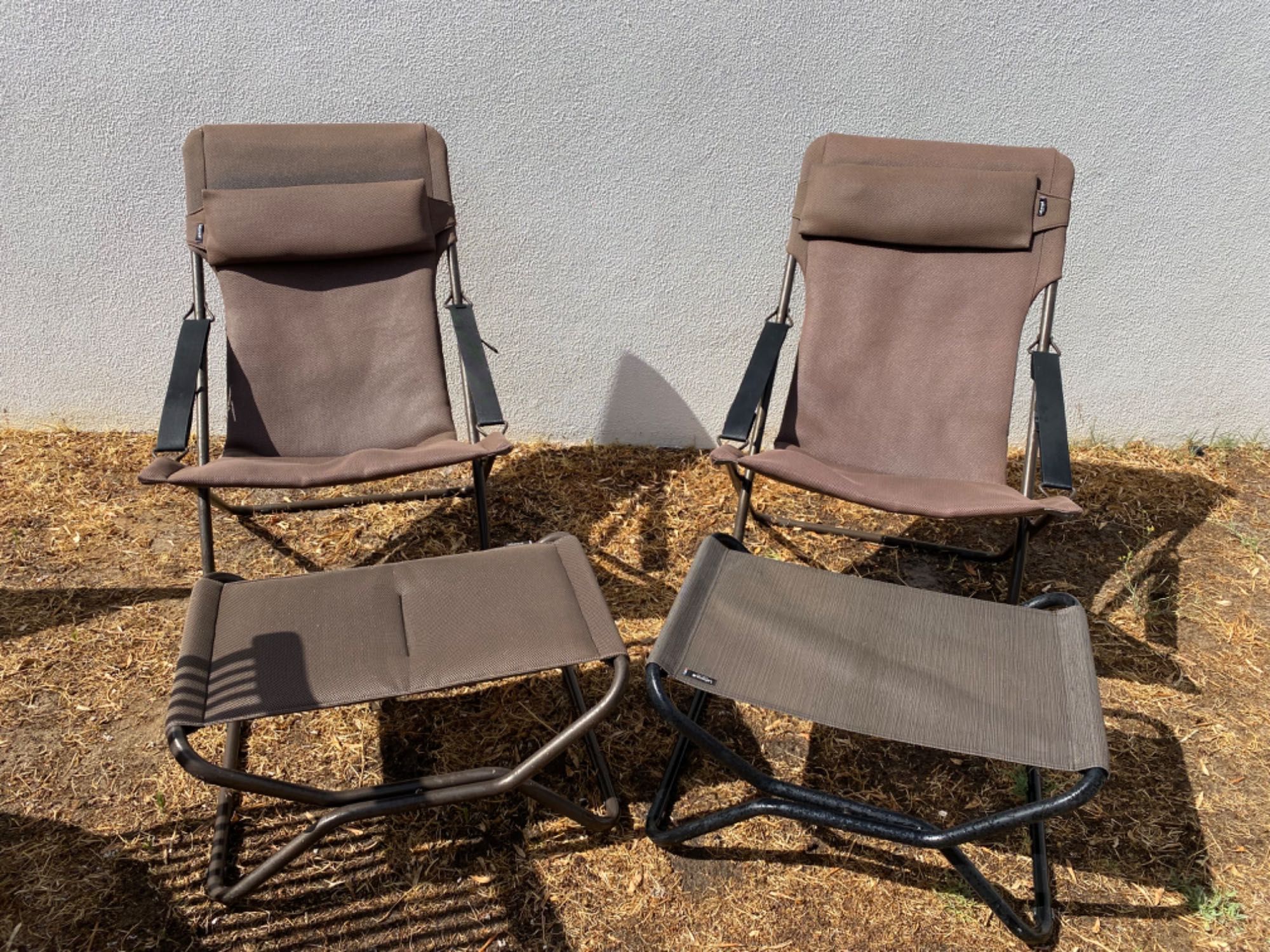 Conjunto cadeiras jardim/piscina