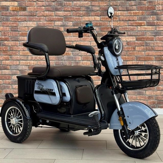 ‼️Електротрицикл 1200 Вт /23ah /72v ДЕШЕВО трицикл‼️