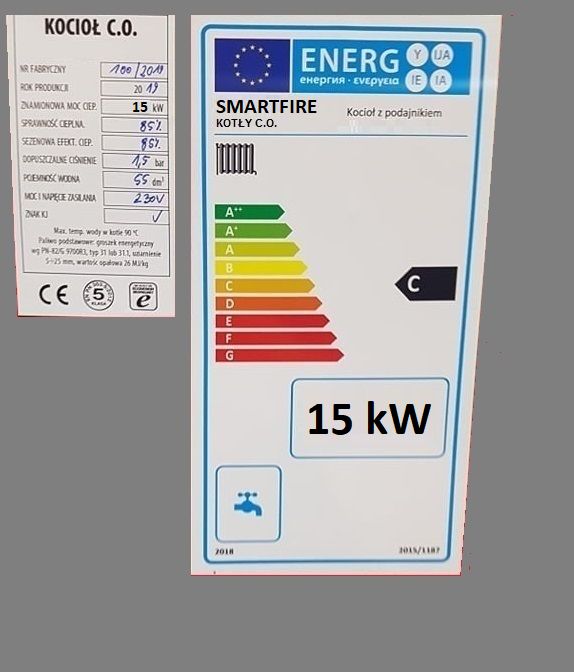 palnik kipi sprzedaż montaż moc 20 kW na pellety z drewna ecomax plum