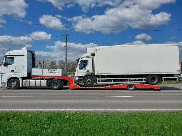 Wynajem niskopodwozia ,Transport ciągników siodłowych ,Niskopodwoziowa