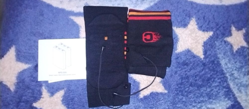 Podgrzewane skarpetki wraz z akumulatorami