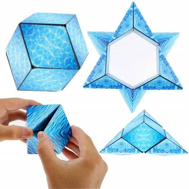 Układanka Kostka Gra Logiczna Magnetyczna Magic Cube Fidget