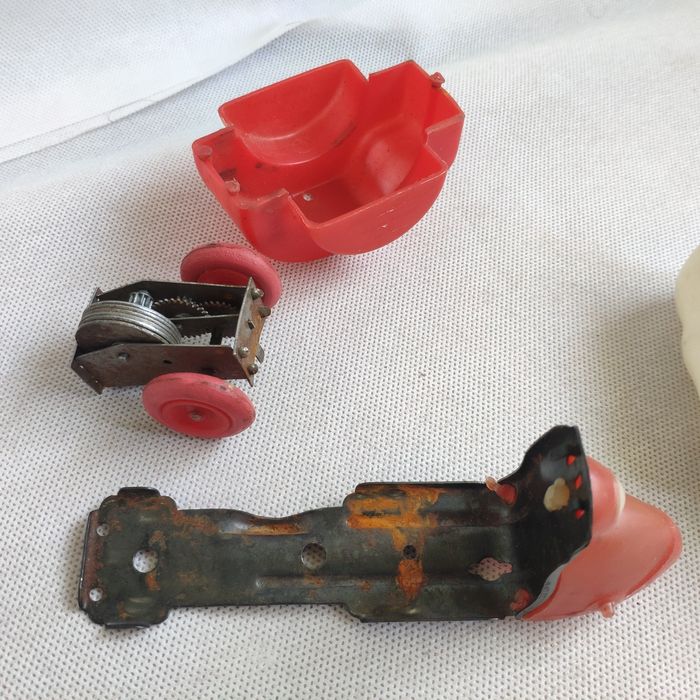 Медведь на мотороллере. Игрушка СССР