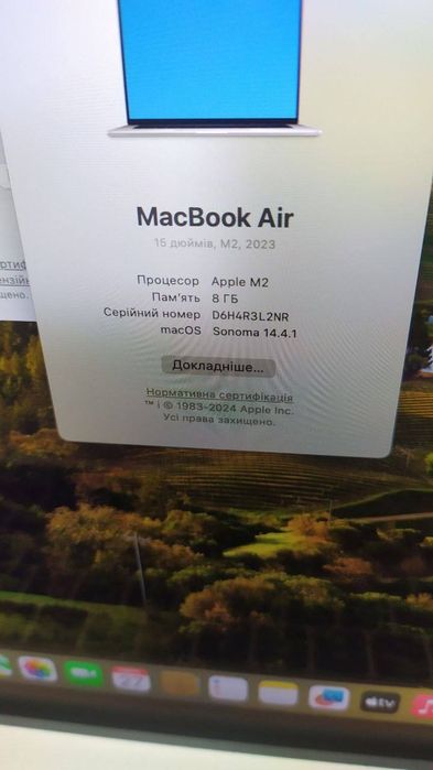 Apple MacBook Air 15 M2 2023 8/256