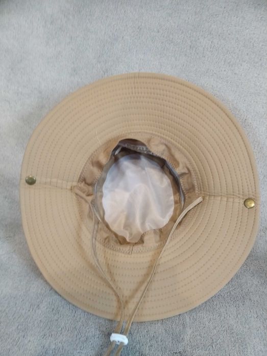 Kapelusz turystyczny trekkingowy Metura 55 - 57 cm Unisex beżowy