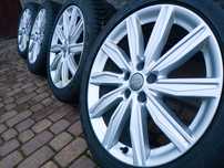 Orginalne koła 19 Audi A6 C8 5×112 ET39. Opony 245/46/19