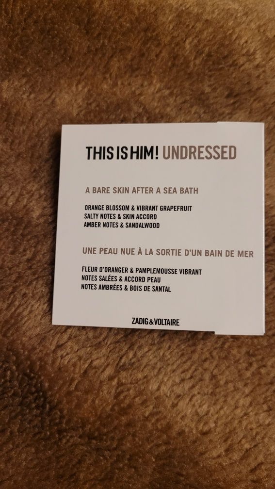 Zadig & voltaire - This is him! Undressed - 0.8 ml