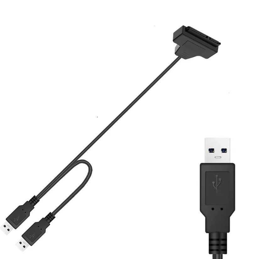 Переходник адаптер SATA - USB 2.0 для диска HDD SSD 2,5''