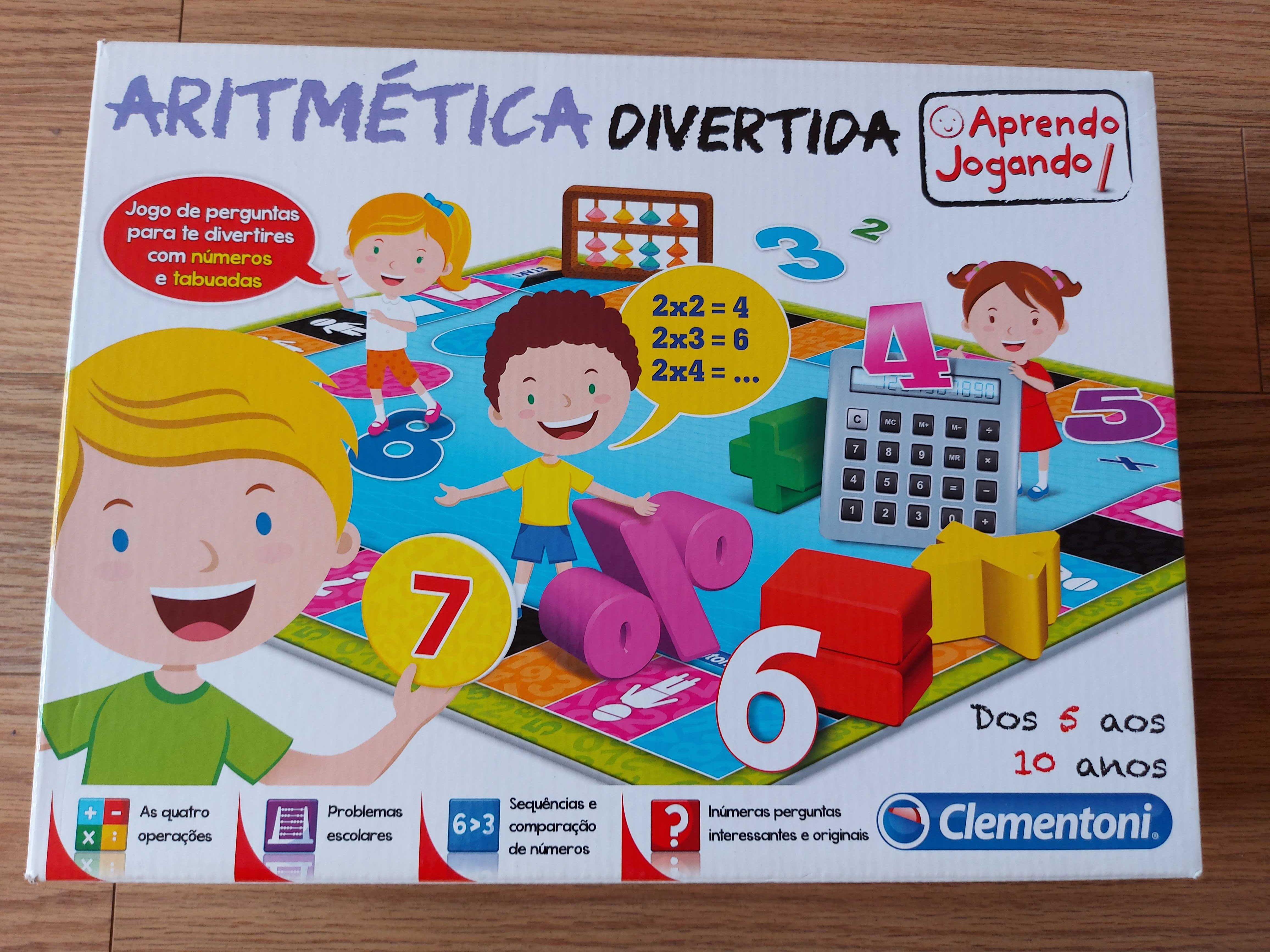 Jogos Didaticos Matemática, Inglês, Portugal - Educa Diset Clementoni