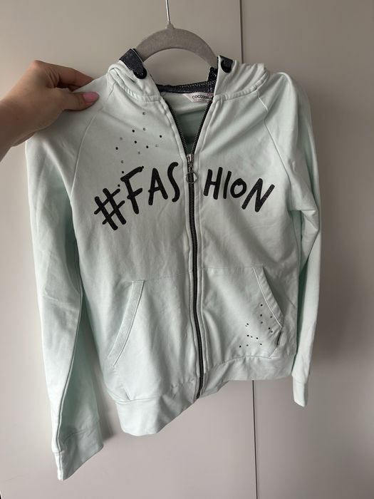 Sliczna mietowa bluza dla dziewczynki