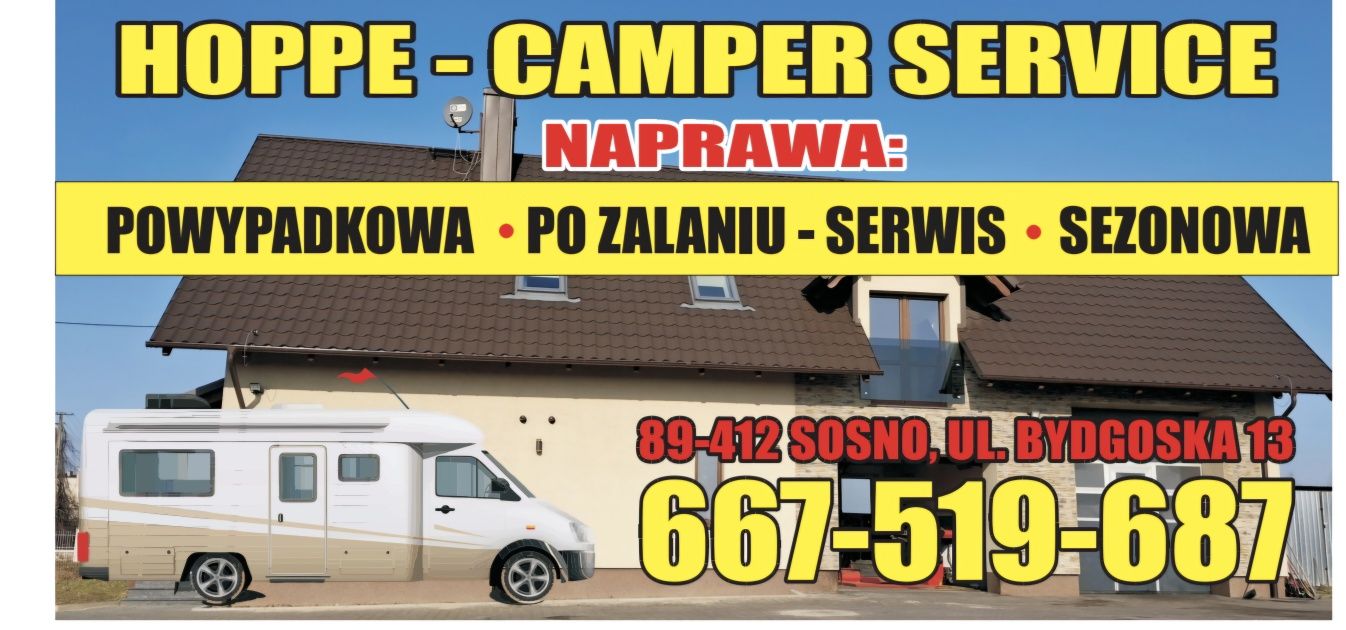Naprawa Serwis Kamperow Przyczep Kempingowych Montaż Solarów off-grid