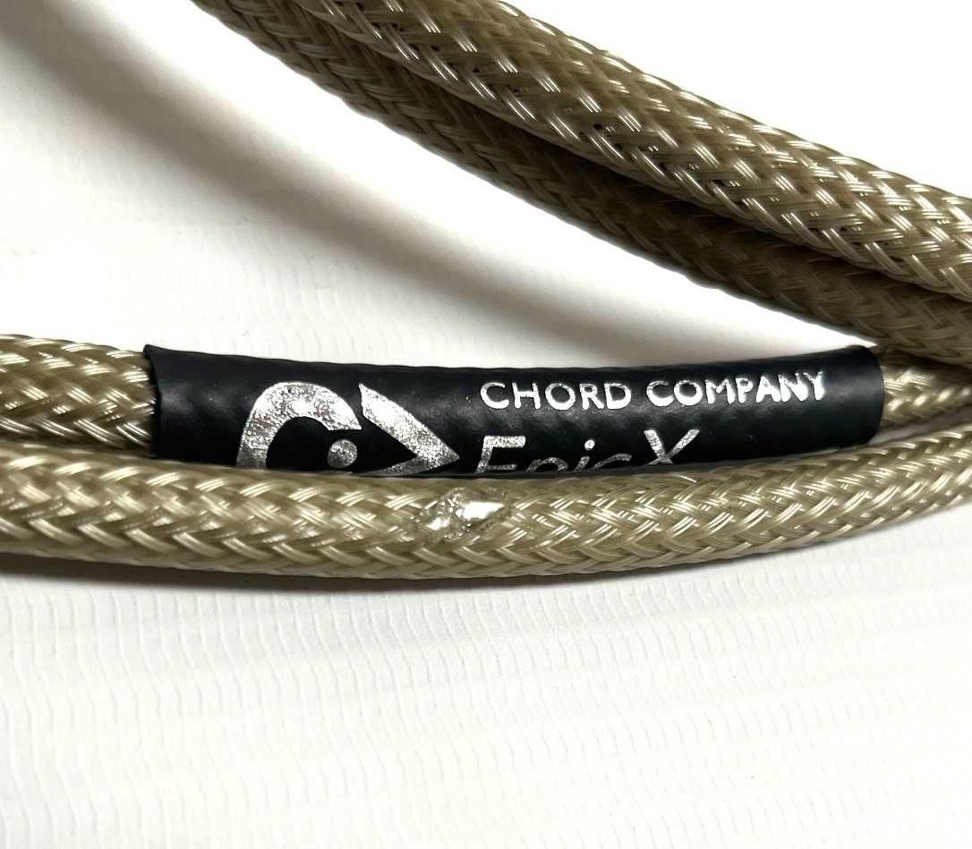 Chord EPIC X - Interkonekt stereo RCA - 1,0M -DEMO !!!