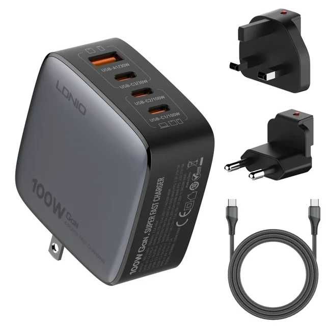 Зарядное устройство LDNIO 100w + кабель в комплекте