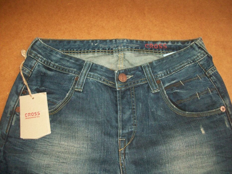 SPODNIE męskie jeans XL GROSS 31/30 pas 84 dziury NOWE