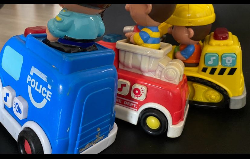 Pack de 3 carros com som