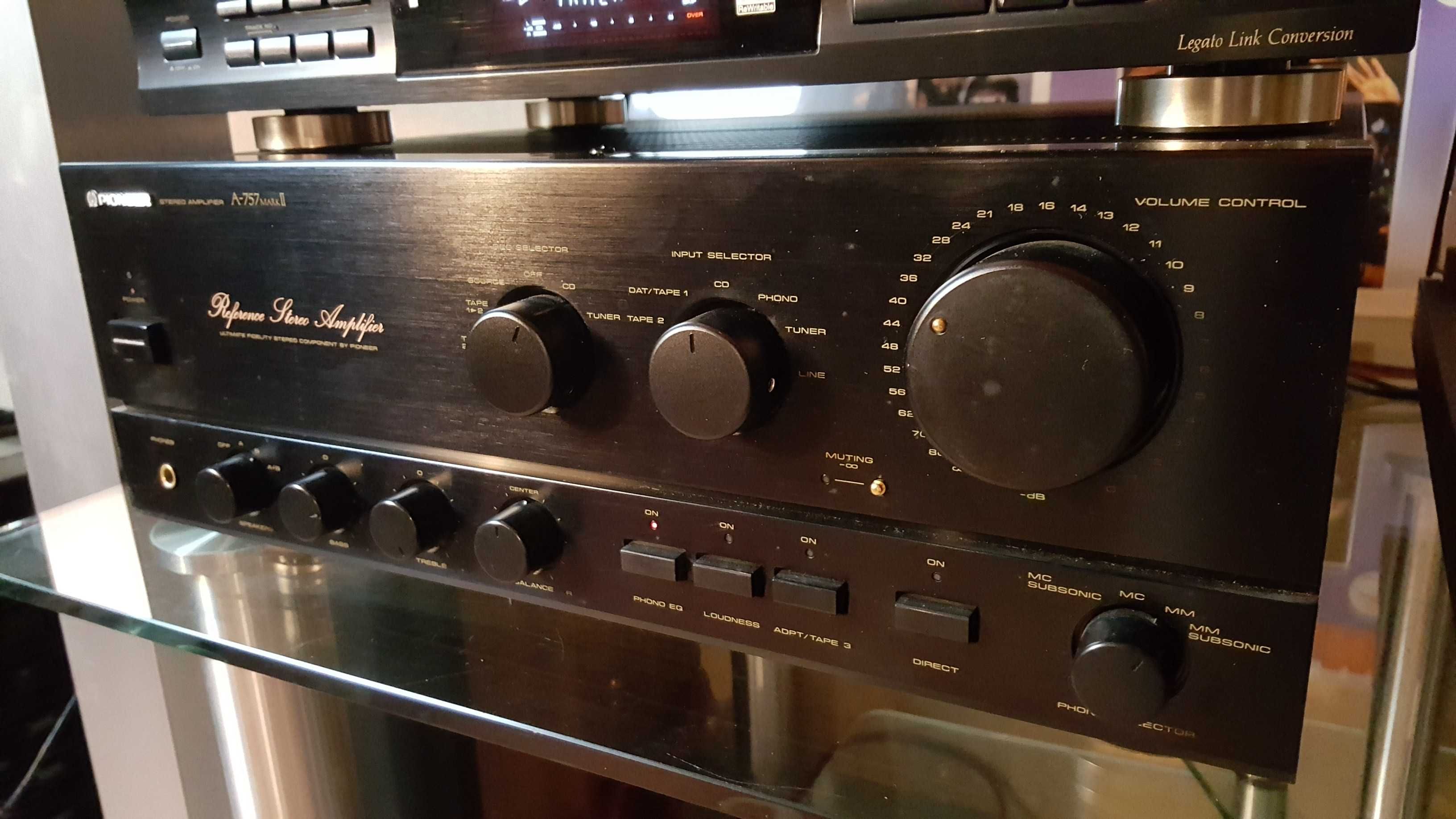 Wieża zestaw Revox Pioneer recorder PDR 509 odtwarzacz + A757