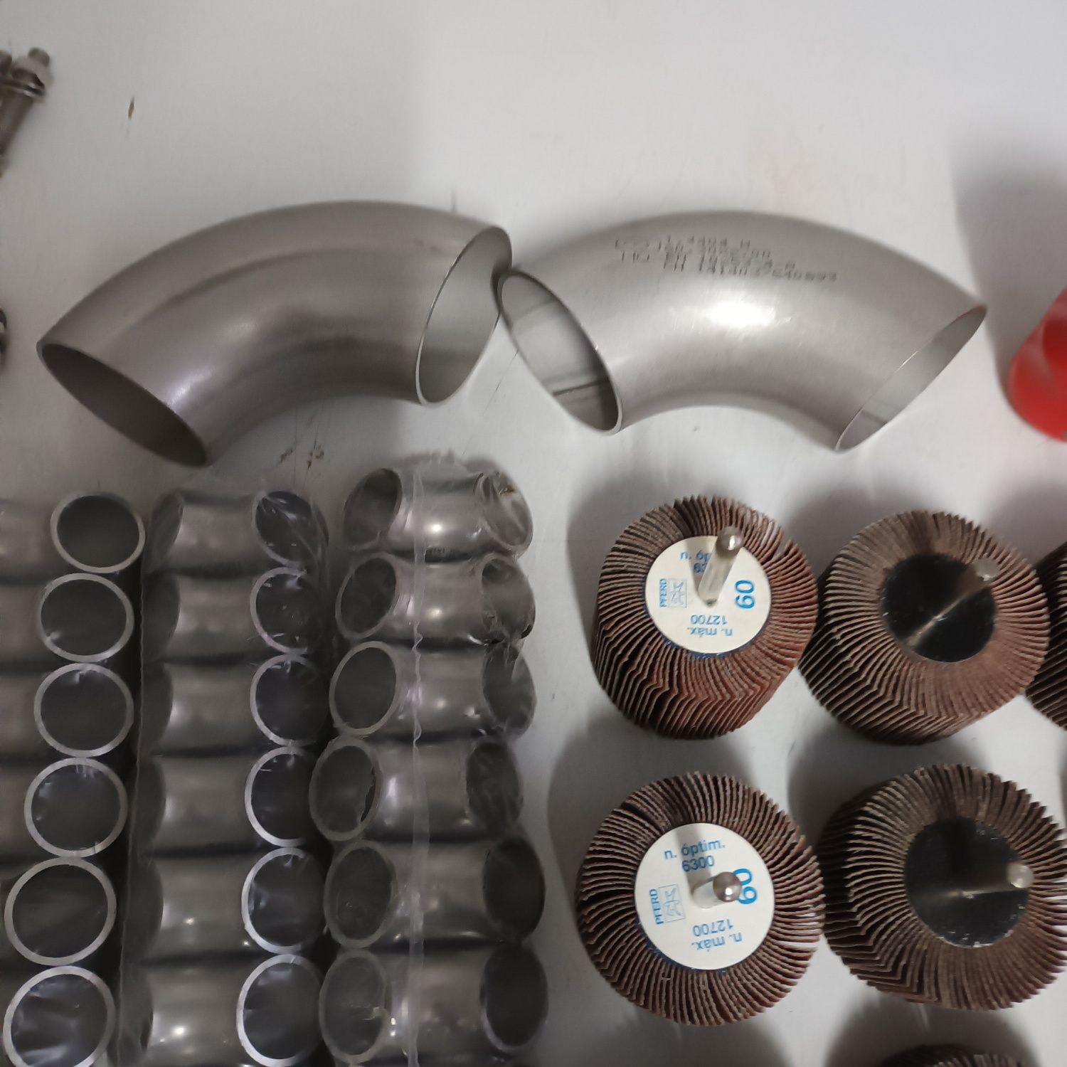 Curvas 3/4 e 1 e 2 polgadas inox