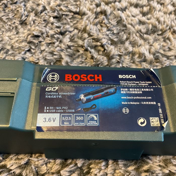 Wkrętak elektryczny Bosch Go 3,6V - Jak nowy !