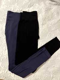 Leggings Mulher - azul e preto