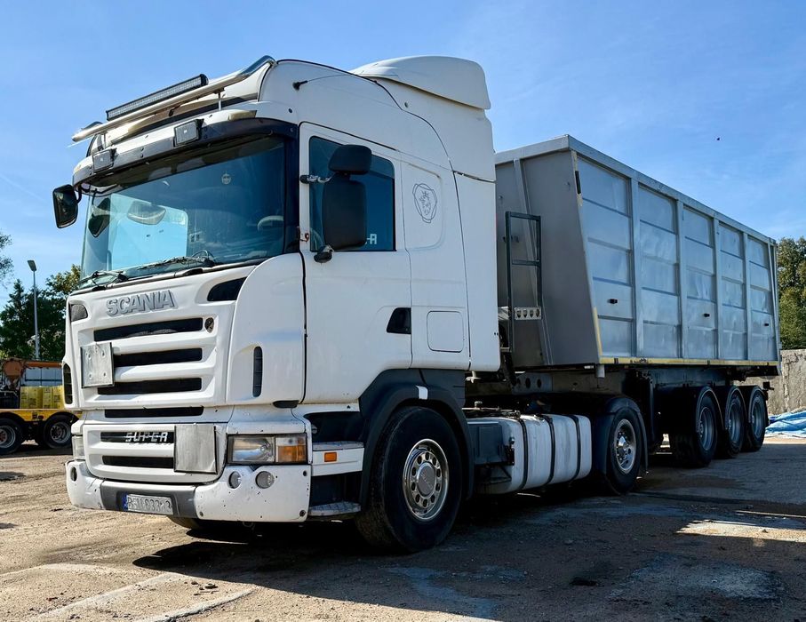 Scania SCANIA R420 MANUAL, STARE TACHO TARCZKA + WYWROTKA PATELNIA  Scania Specjalny + wywrotka 2012 38m3