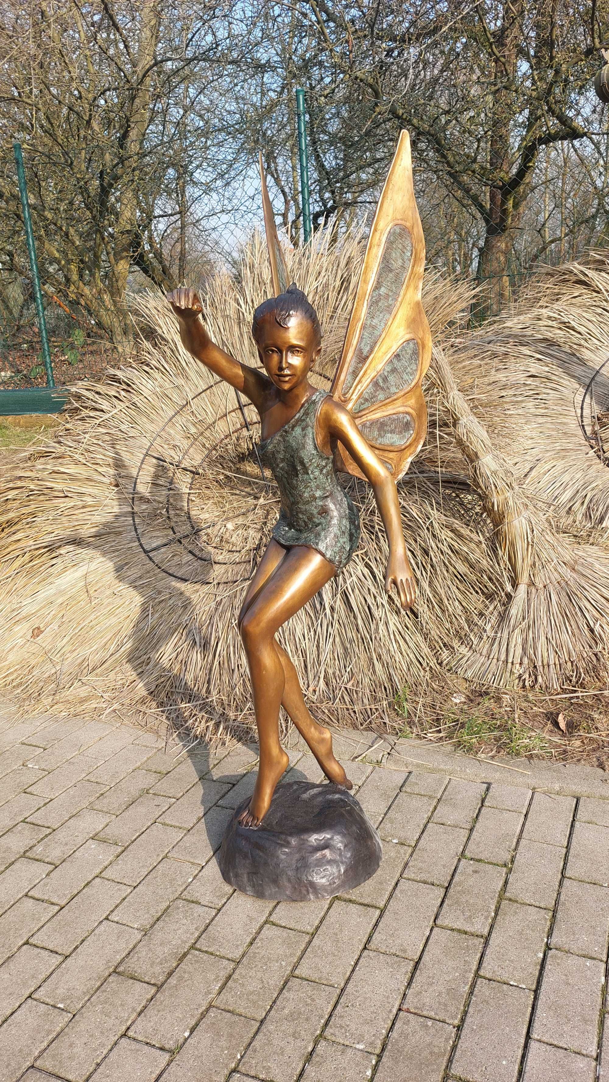 Rzeźba z brazu Wróżka Dzwoneczek h155cm