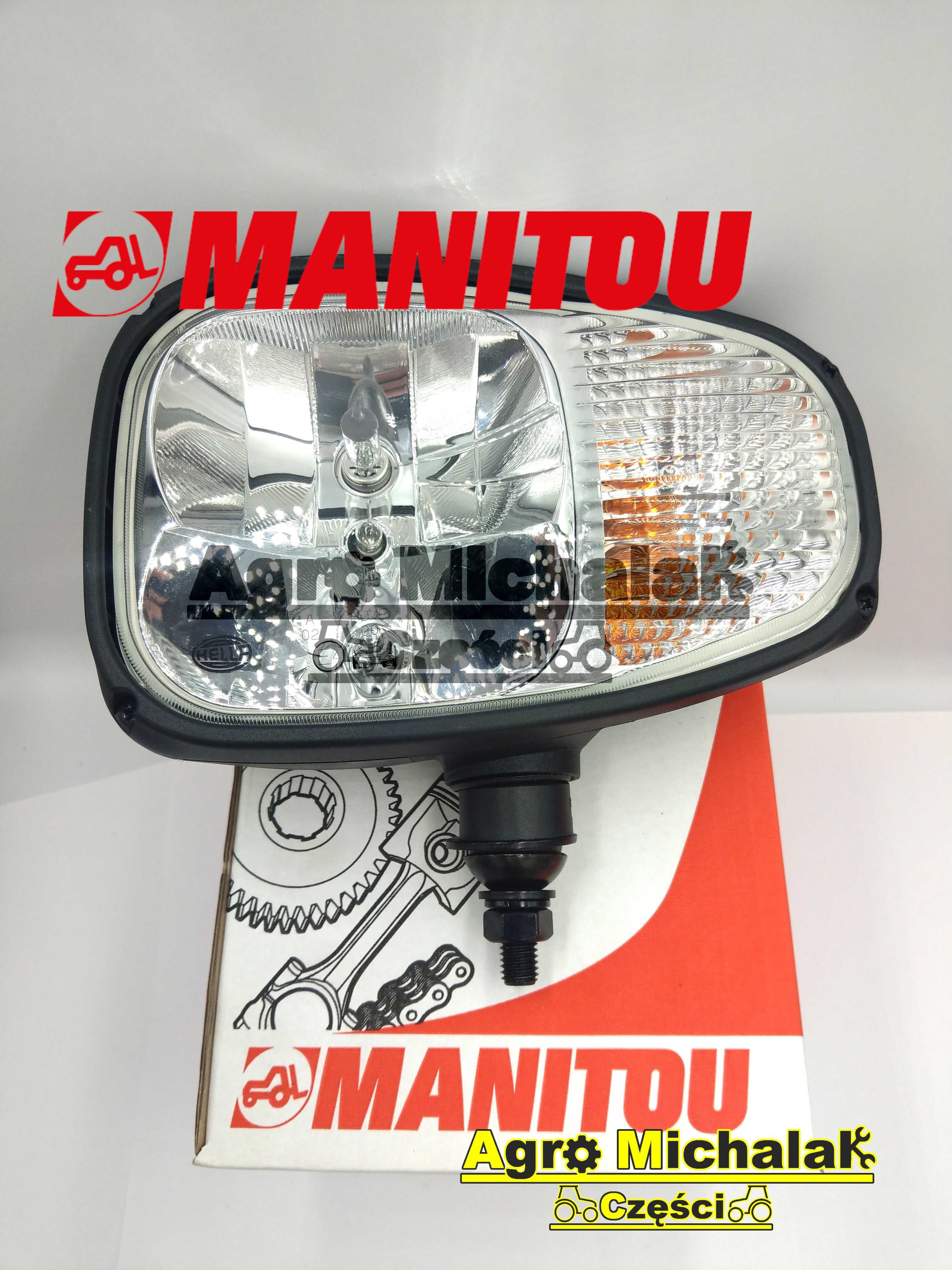 Lampa , Reflektor przednia lewa  Manitou org Hella